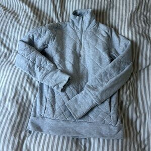 Lululemon Gray Quilted Halfzip | 2